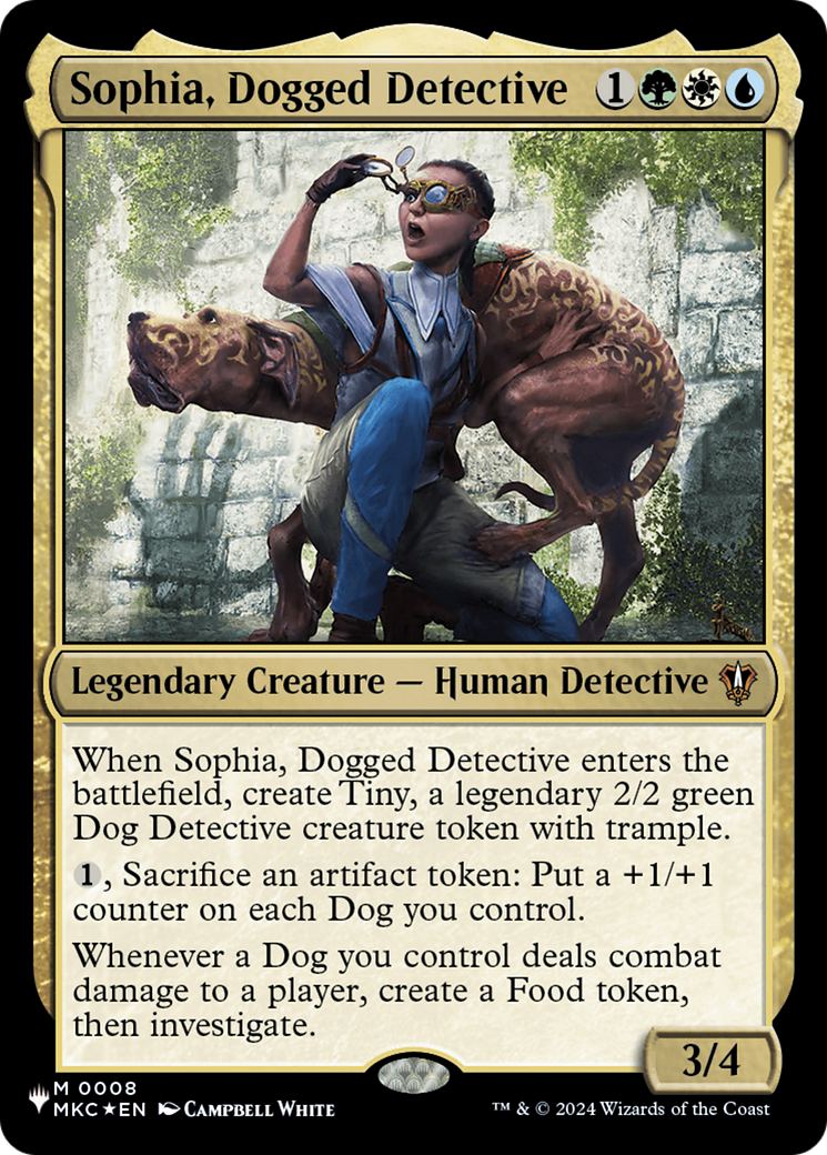 Sophia, Dogged Detective (MKC) [The List] | Deep Dive Games St. Marys