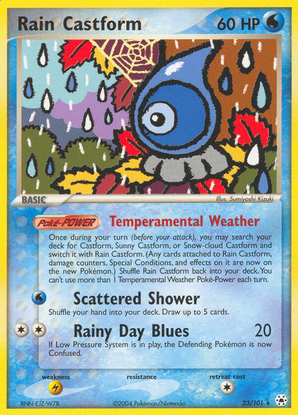 Rain Castform (23/101) [EX: Hidden Legends] | Deep Dive Games St. Marys