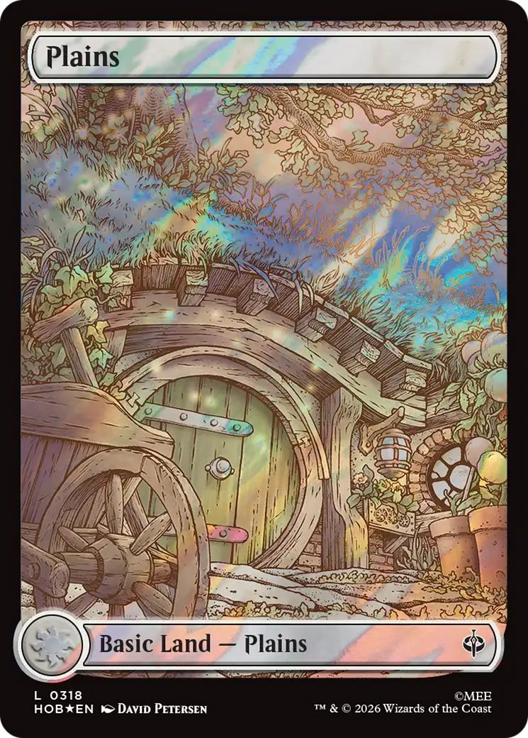 Plains (0318) (Surge Foil) [The Hobbit] | Deep Dive Games St. Marys