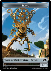 Aetherborn // Servo Double-Sided Token [Modern Horizons 3 Commander Tokens] | Deep Dive Games St. Marys