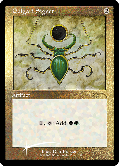 Golgari Signet (Retro) (Foil Etched) [Secret Lair Drop Series] | Deep Dive Games St. Marys