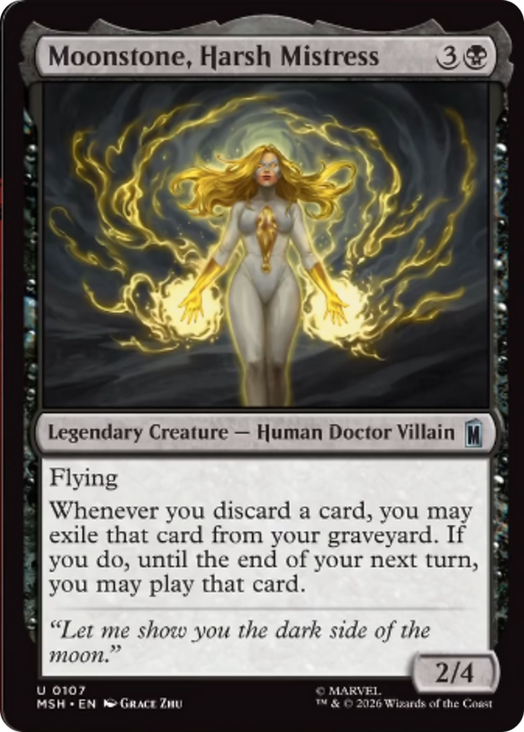 Moonstone, Harsh Mistress [Marvel Super Heroes] | Deep Dive Games St. Marys