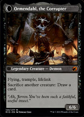 Jerren, Corrupted Bishop // Ormendahl, the Corrupted [Innistrad: Midnight Hunt] | Deep Dive Games St. Marys