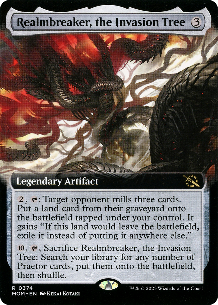 Realmbreaker, the Invasion Tree (Extended Art) [March of the Machine] | Deep Dive Games St. Marys