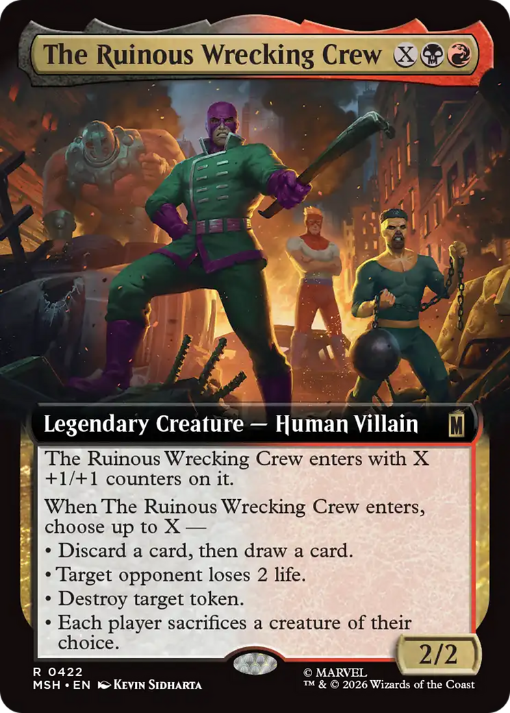The Ruinous Wrecking Crew (Extended Art) [Marvel Super Heroes] | Deep Dive Games St. Marys