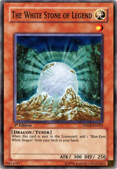 The White Stone of Legend [DPKB-EN022] Super Rare | Deep Dive Games St. Marys