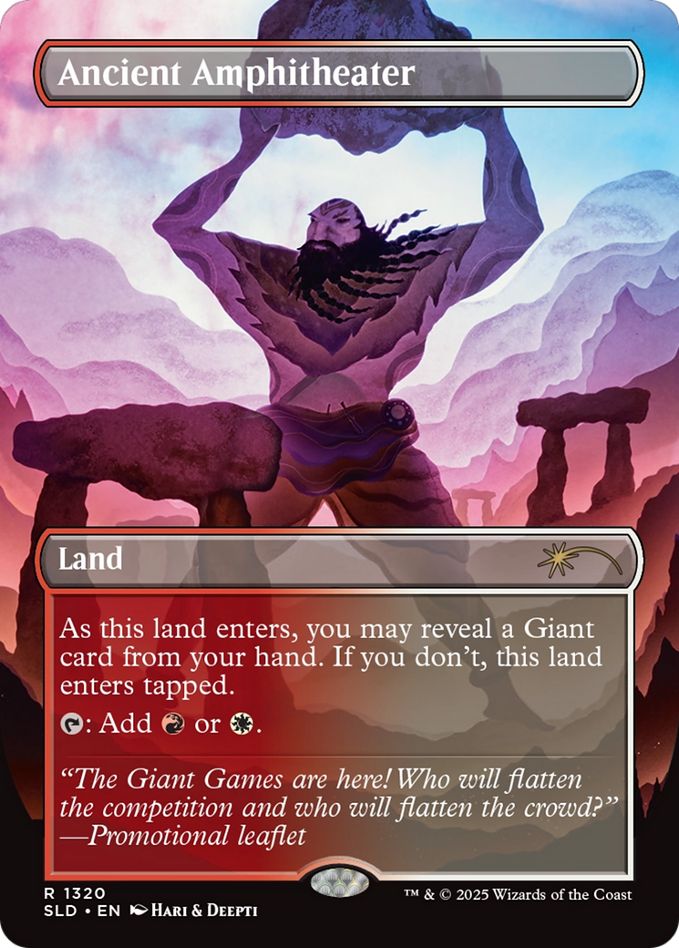Ancient Amphitheater (Rainbow Foil) [Secret Lair Drop Series] | Deep Dive Games St. Marys