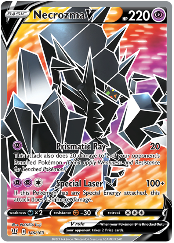 Necrozma V (149/163) [Sword & Shield: Battle Styles] | Deep Dive Games St. Marys