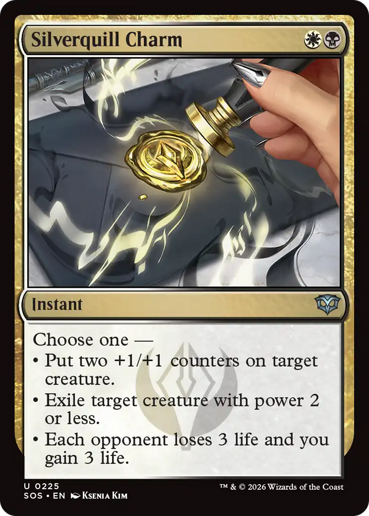 Silverquill Charm [Secrets of Strixhaven] | Deep Dive Games St. Marys