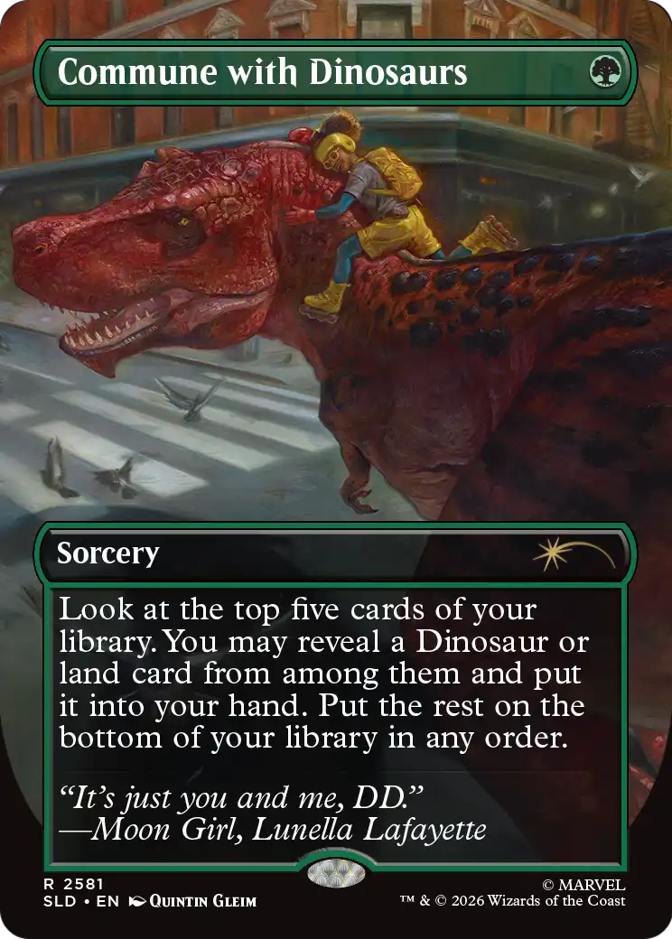 Commune with Dinosaurs [Secret Lair Drop Series] | Deep Dive Games St. Marys