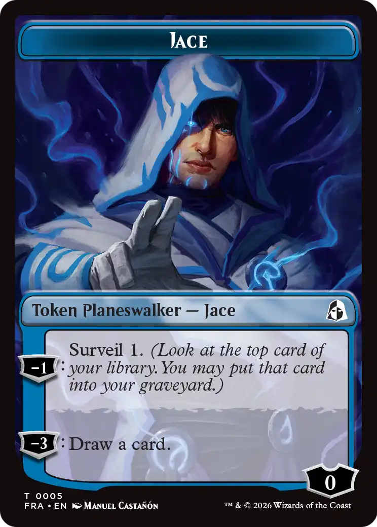 Illusion // Jace Double-Sided Token [Reality Fracture Tokens] | Deep Dive Games St. Marys