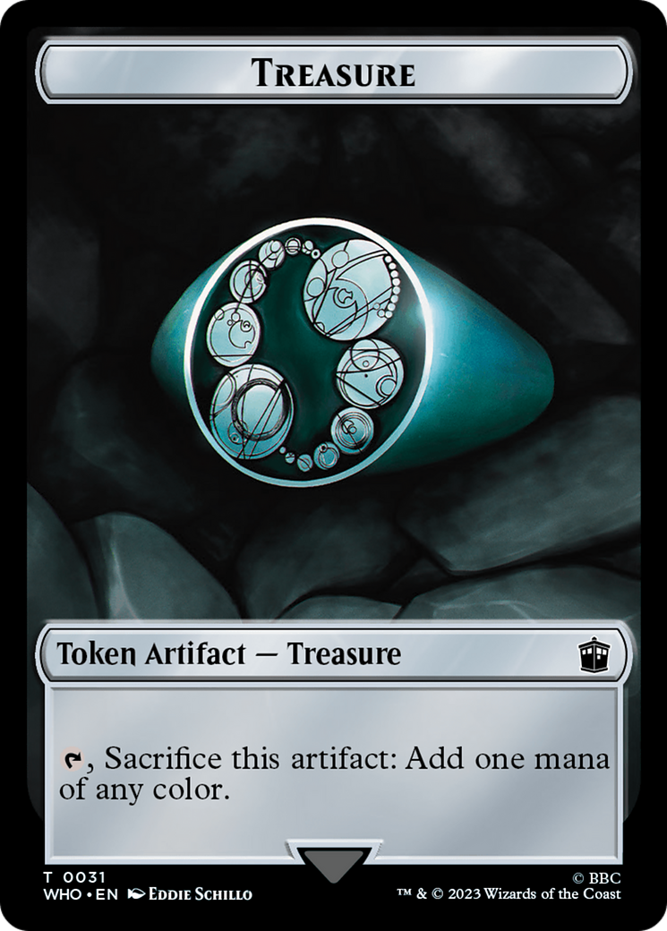 Copy // Treasure (0031) Double-Sided Token [Doctor Who Tokens] | Deep Dive Games St. Marys