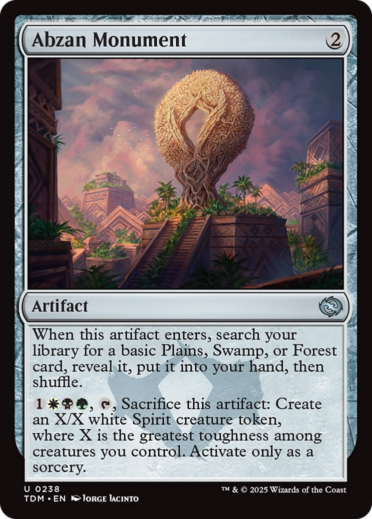 Abzan Monument [Tarkir: Dragonstorm] | Deep Dive Games St. Marys