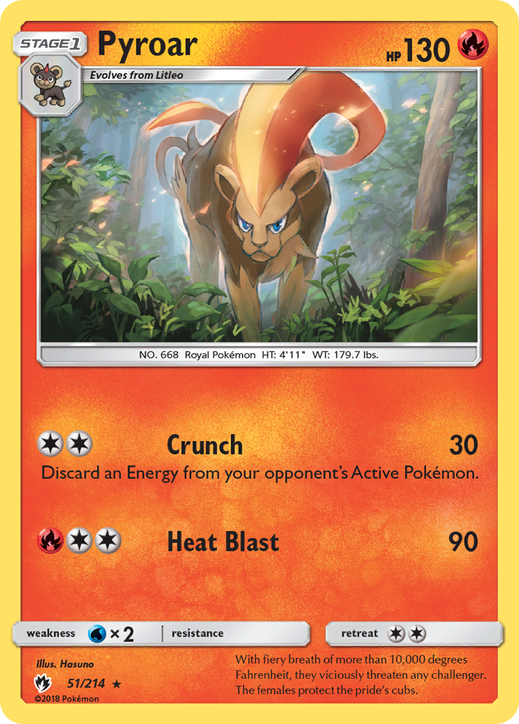 Pyroar (51/214) [Sun & Moon: Lost Thunder] | Deep Dive Games St. Marys