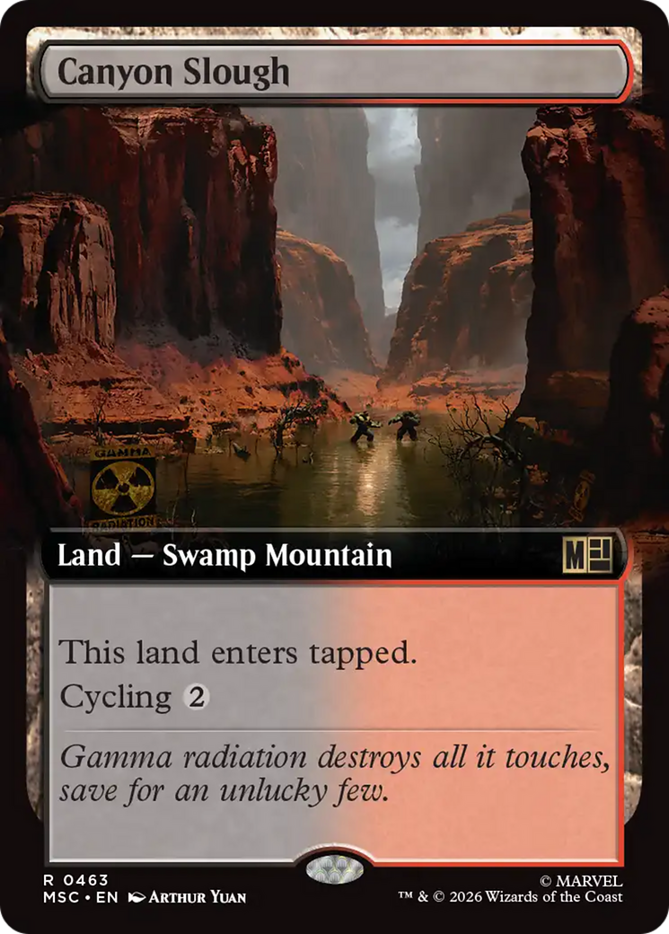 Canyon Slough (Extended Art) [Marvel Super Heroes Commander] | Deep Dive Games St. Marys