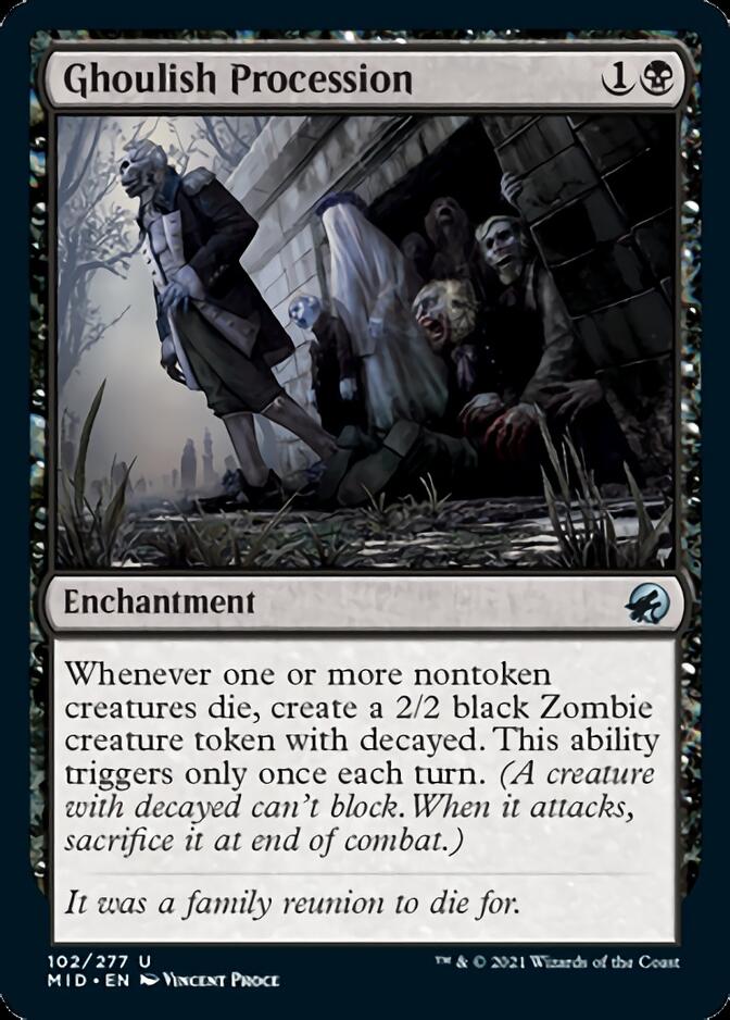 Ghoulish Procession [Innistrad: Midnight Hunt] | Deep Dive Games St. Marys