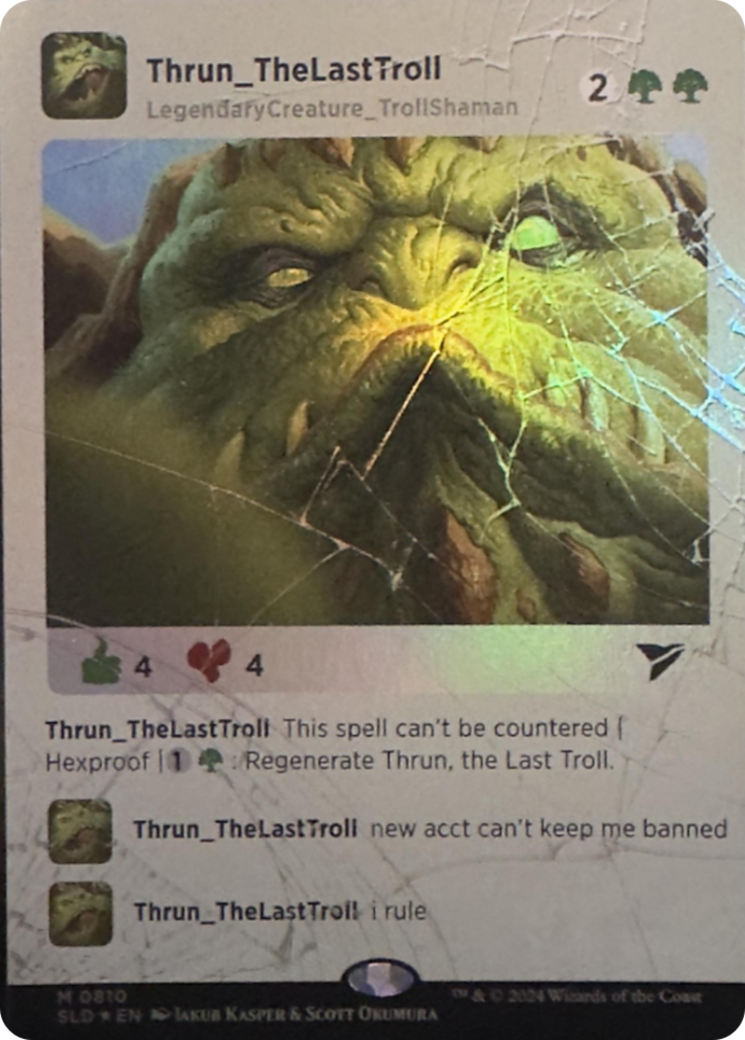 Thrun, the Last Troll [Secret Lair Drop Series] | Deep Dive Games St. Marys