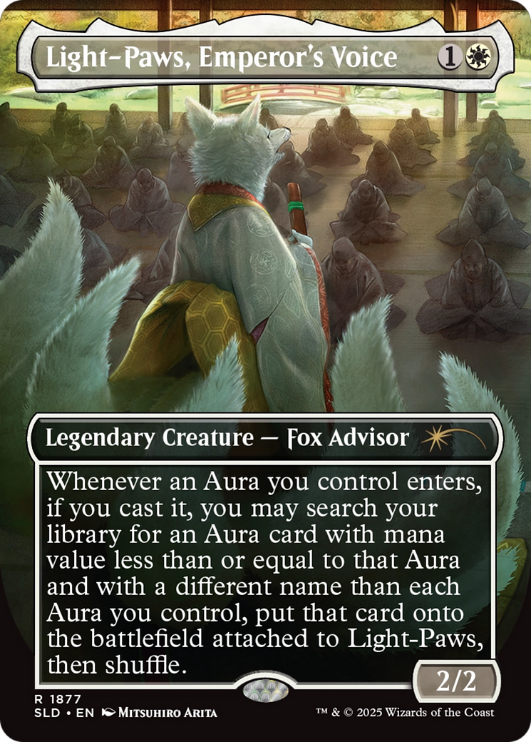 Light-Paws, Emperor's Voice (Rainbow Foil) [Secret Lair Drop Series] | Deep Dive Games St. Marys