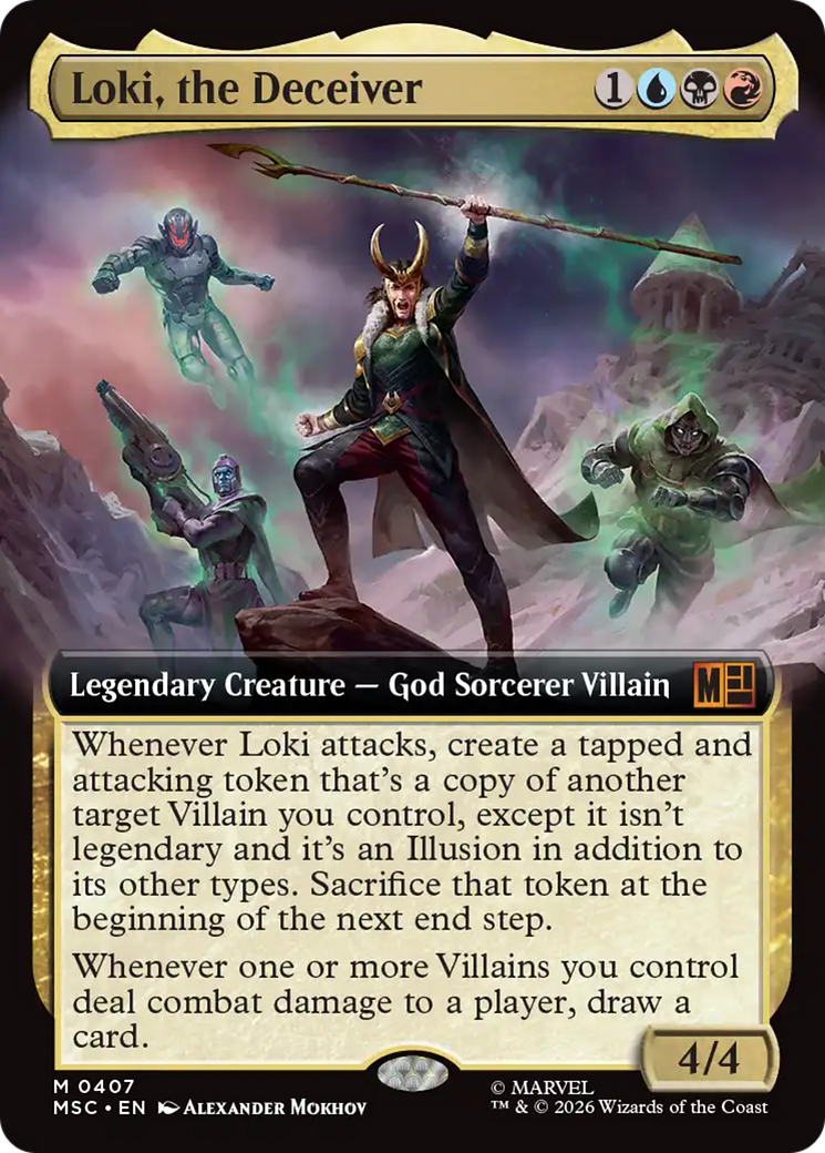 Loki, the Deceiver (Extended Art) [Marvel Super Heroes Commander] | Deep Dive Games St. Marys