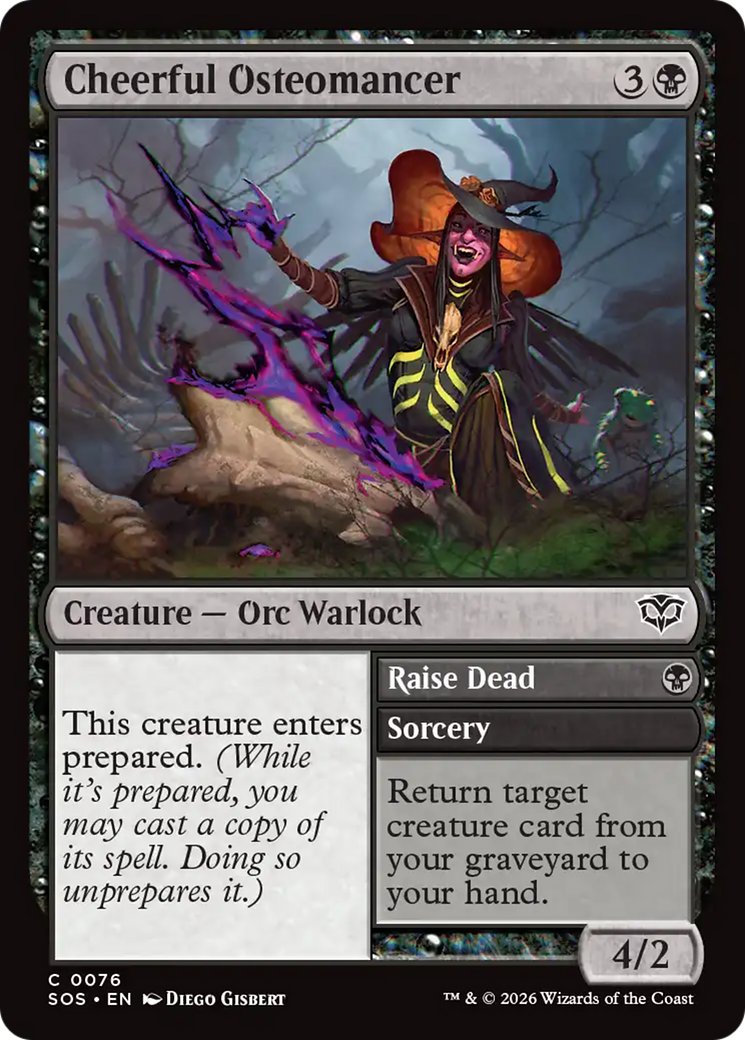 Cheerful Osteomancer [Secrets of Strixhaven] | Deep Dive Games St. Marys