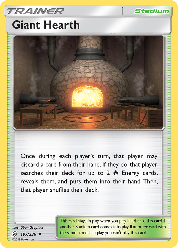 Giant Hearth (197/236) [Sun & Moon: Unified Minds] | Deep Dive Games St. Marys