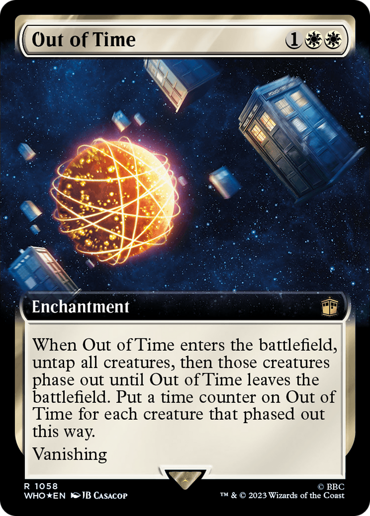 Out of Time (Extended Art) (Surge Foil) [Doctor Who] | Deep Dive Games St. Marys