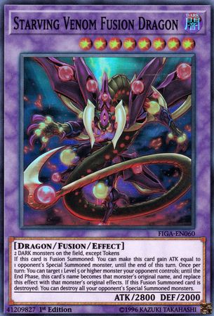 Starving Venom Fusion Dragon [FIGA-EN060] Super Rare | Deep Dive Games St. Marys