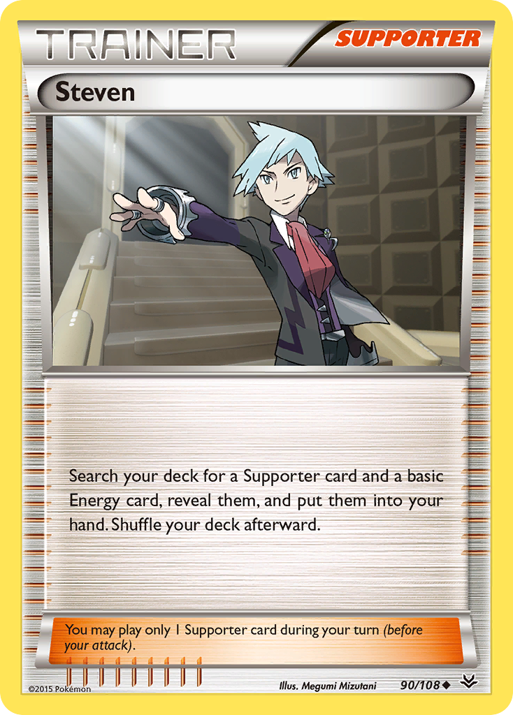Steven (90/108) [XY: Roaring Skies] | Deep Dive Games St. Marys