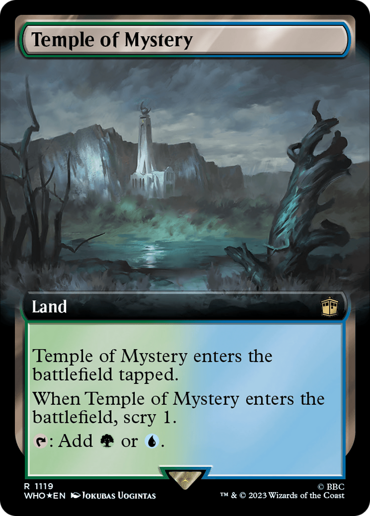 Temple of Mystery (Extended Art) (Surge Foil) [Doctor Who] | Deep Dive Games St. Marys