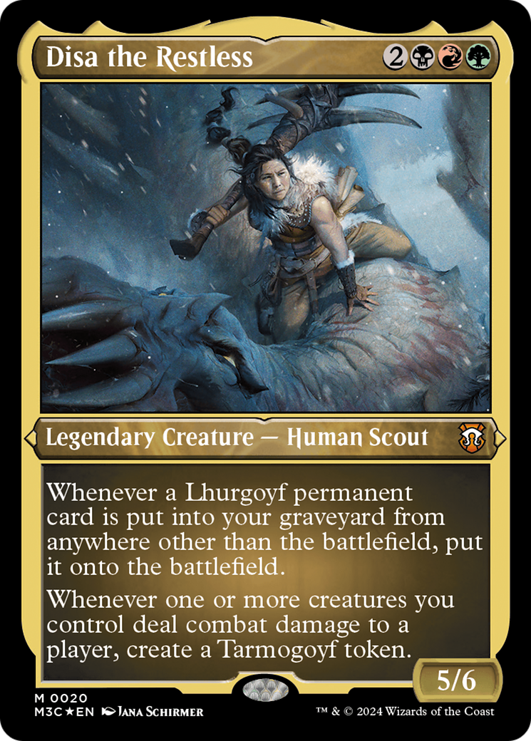 Disa the Restless (Foil Etched) [Modern Horizons 3 Commander] | Deep Dive Games St. Marys