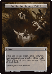 You Live Only Because I Will It (Full Art) [Duskmourn: Archenemy] | Deep Dive Games St. Marys