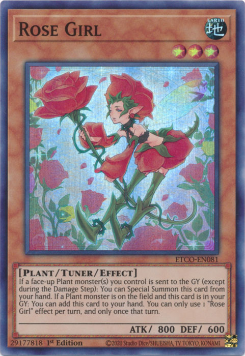 Rose Girl [ETCO-EN081] Super Rare | Deep Dive Games St. Marys