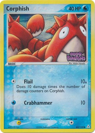 Corphish (63/110) (Stamped) [EX: Holon Phantoms] | Deep Dive Games St. Marys