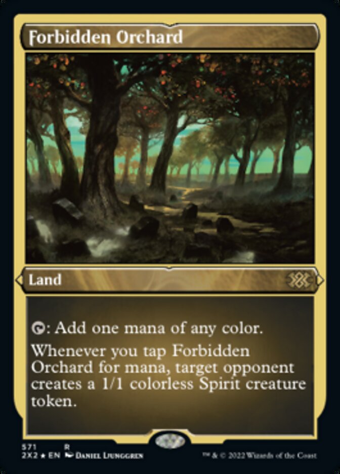 Forbidden Orchard (Foil Etched) [Double Masters 2022] | Deep Dive Games St. Marys