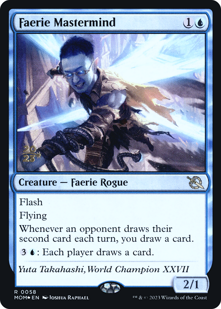 Faerie Mastermind [March of the Machine Prerelease Promos] | Deep Dive Games St. Marys