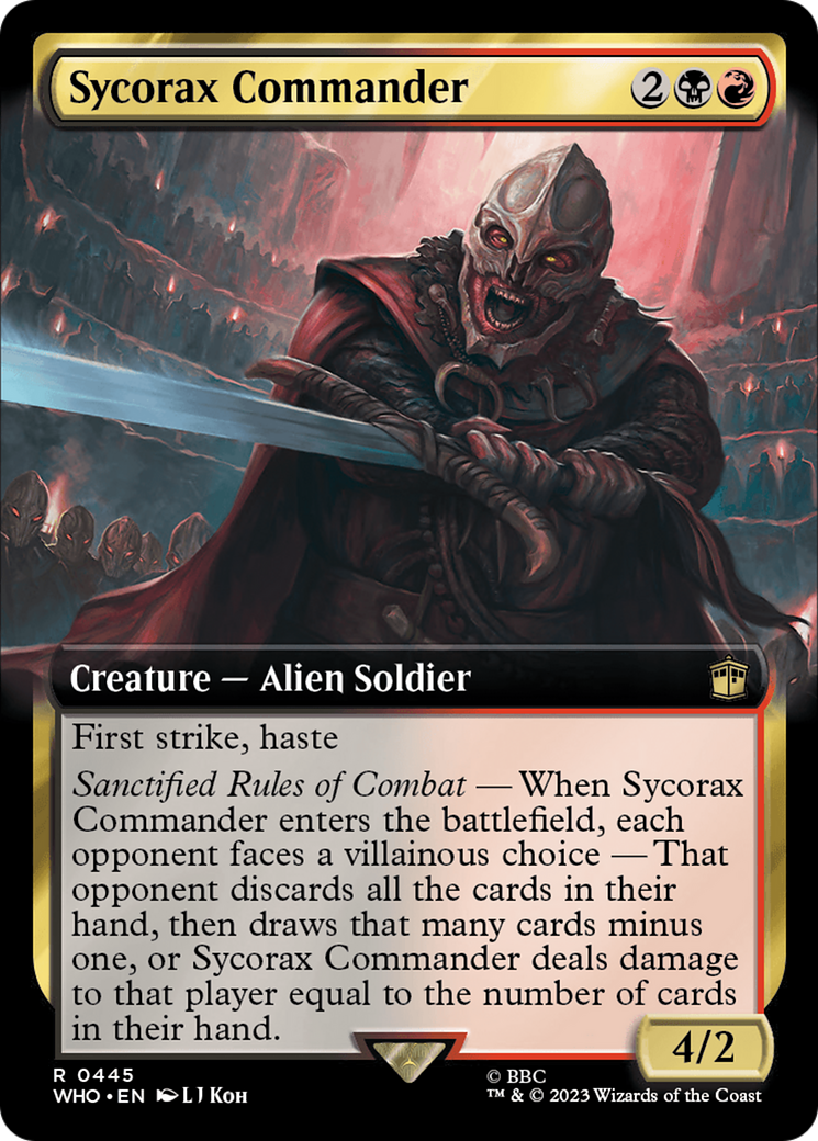 Sycorax Commander (Extended Art) [Doctor Who] | Deep Dive Games St. Marys