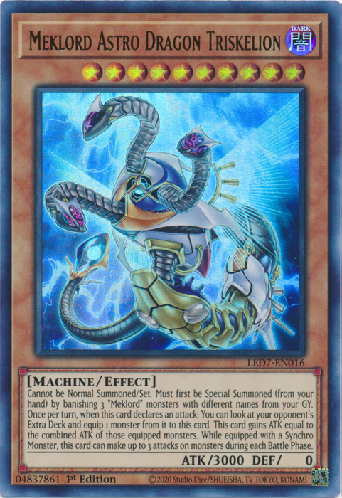 Meklord Astro Dragon Triskelion [LED7-EN016] Ultra Rare | Deep Dive Games St. Marys