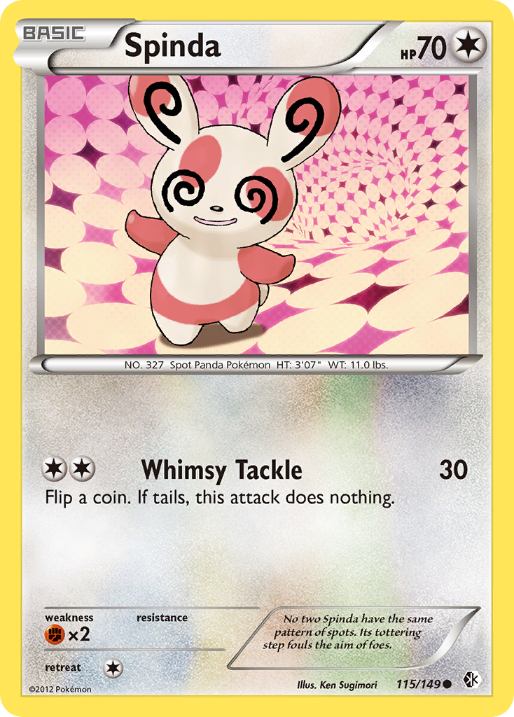 Spinda (115/149) [Black & White: Boundaries Crossed] | Deep Dive Games St. Marys