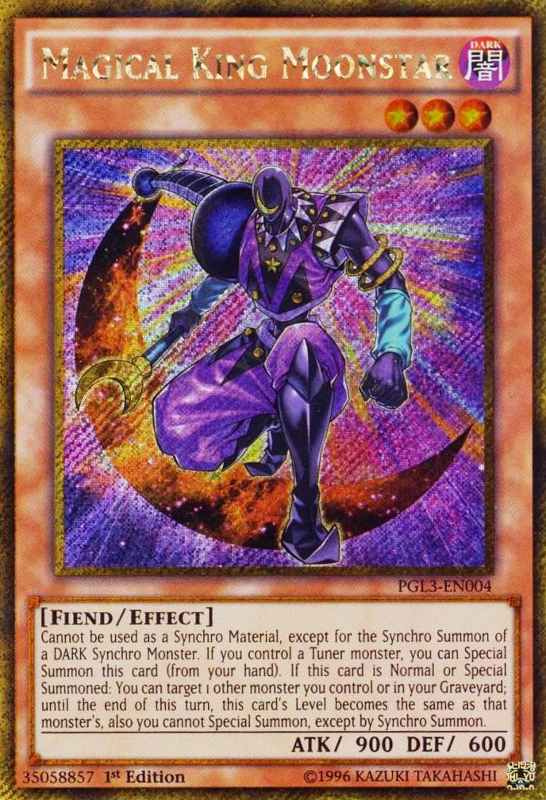 Magical King Moonstar [PGL3-EN004] Gold Secret Rare | Deep Dive Games St. Marys