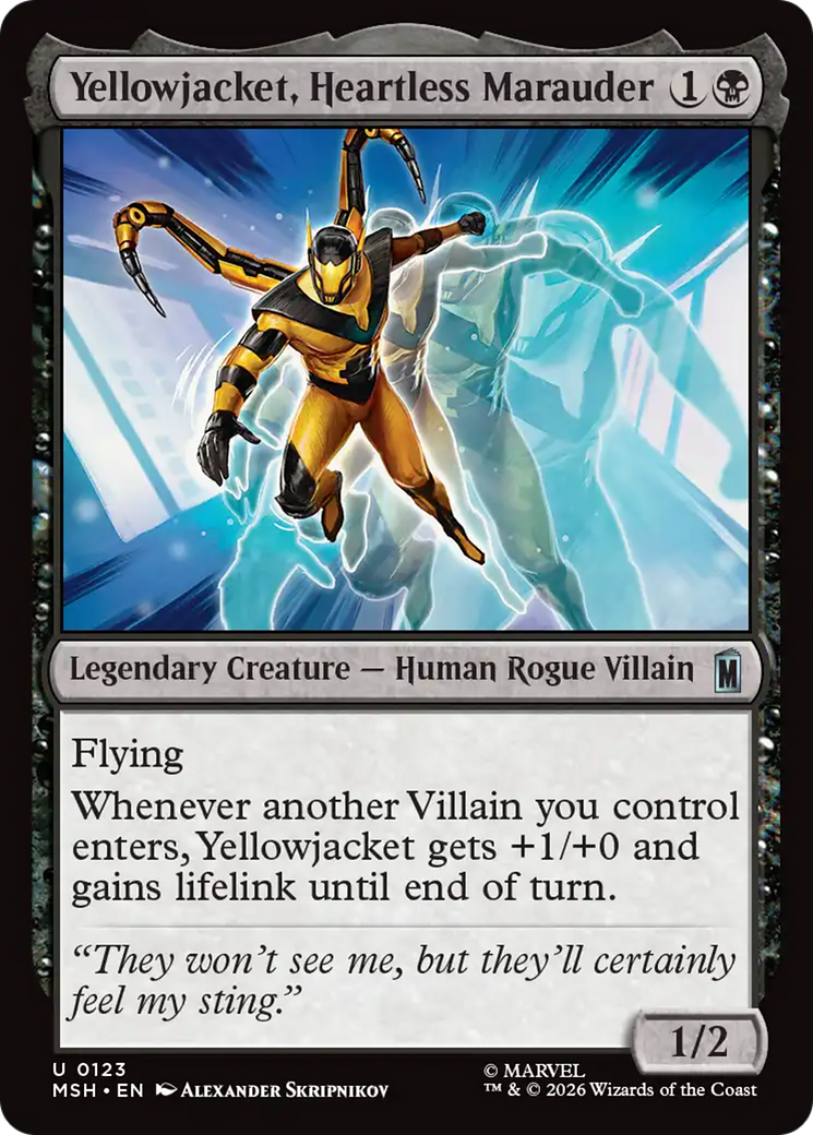Yellowjacket, Heartless Marauder [Marvel Super Heroes] | Deep Dive Games St. Marys