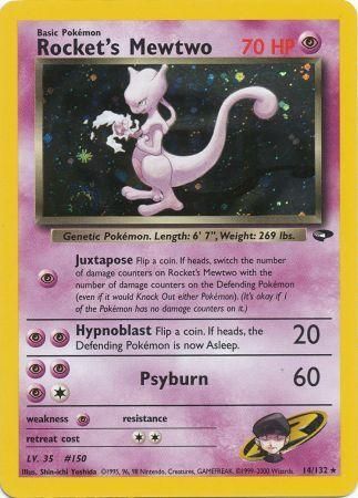 Rocket's Mewtwo (14/132) [Gym Challenge Unlimited] | Deep Dive Games St. Marys