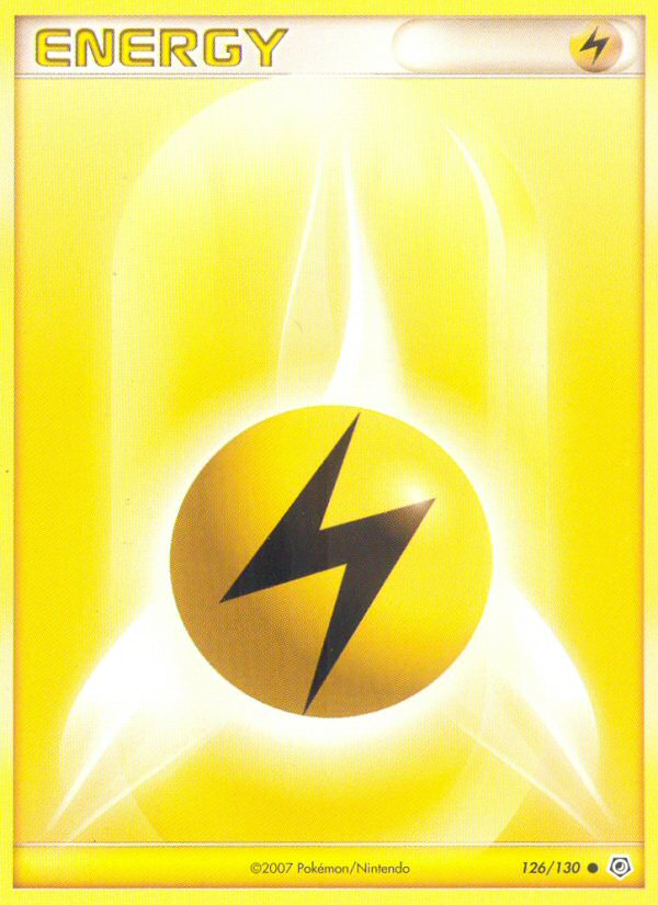Lightning Energy (126/130) [Diamond & Pearl: Base Set] | Deep Dive Games St. Marys