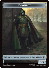 Merfolk // Doombot Double-Sided Token [Marvel Super Heroes Tokens] | Deep Dive Games St. Marys
