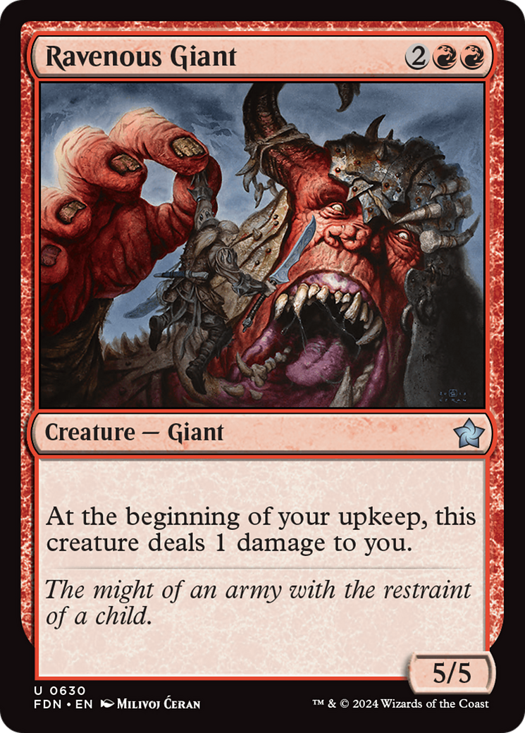 Ravenous Giant [Foundations] | Deep Dive Games St. Marys