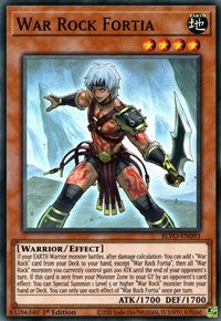 War Rock Fortia [BLVO-EN093] Super Rare | Deep Dive Games St. Marys