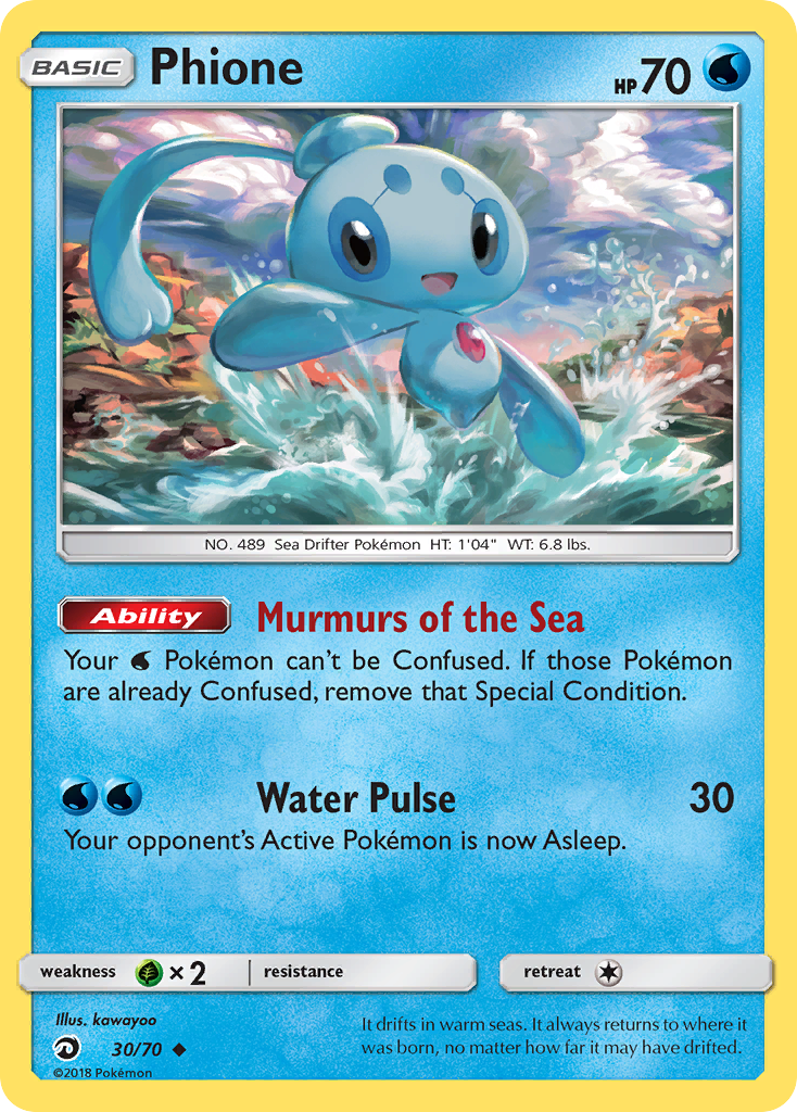 Phione (30/70) [Sun & Moon: Dragon Majesty] | Deep Dive Games St. Marys