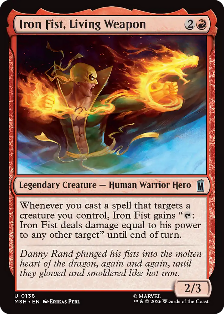 Iron Fist, Living Weapon [Marvel Super Heroes] | Deep Dive Games St. Marys