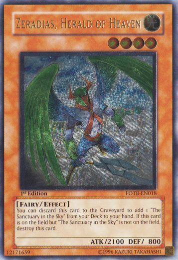 Zeradias, Herald of Heaven [FOTB-EN018] Ultimate Rare | Deep Dive Games St. Marys