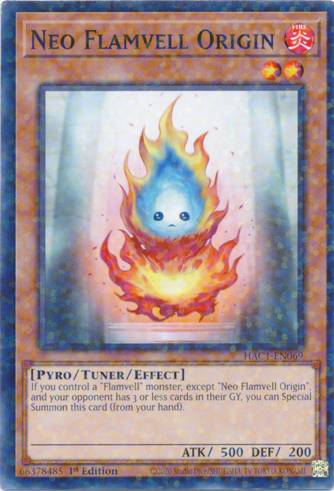 Neo Flamvell Origin (Duel Terminal) [HAC1-EN069] Common | Deep Dive Games St. Marys