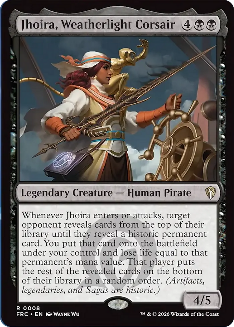 Jhoira, Weatherlight Corsair [Reality Fracture Commander] | Deep Dive Games St. Marys